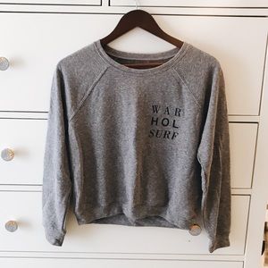 BRAND NEW- Cropped Andy Warhol collection Crewneck